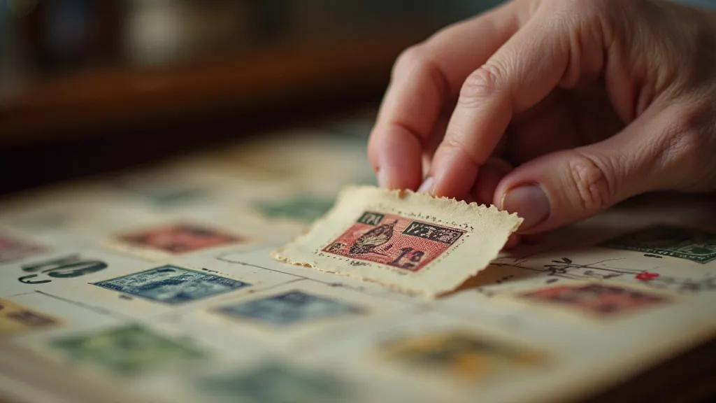 Restoring a vintage postage stamp